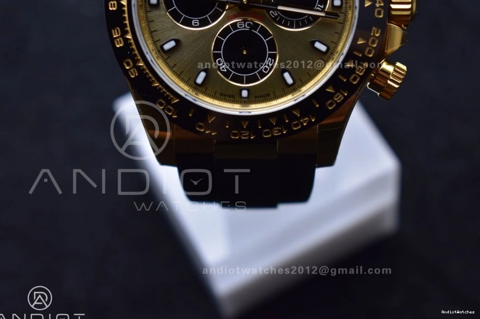 904L 1:1 765 Strap on 116518 Steel DD Dial Oyster VSF Daytona Best Edition flex YG Stretchable 0504